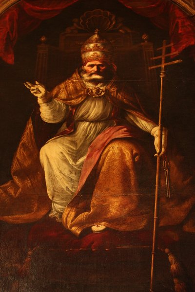 Saint Peter, Pope by Francisco de Zurbaran